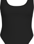 Ολόσωμο Γυναικείο Μαγιό Calvin Klein KW0KW01599-BEH σε μαύρο χρώμα